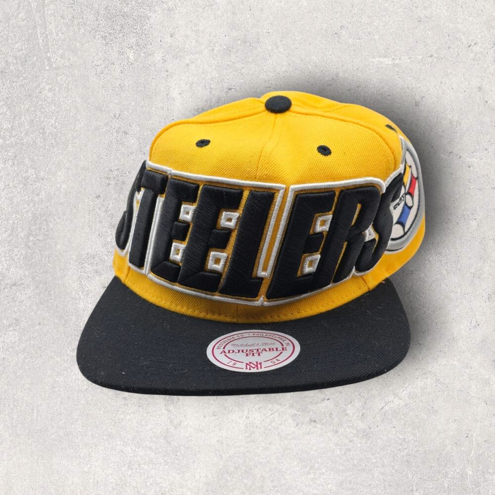 NFL Pittsburgh Steelers Hat Mitchell & Ness Vintage Retro Snapback